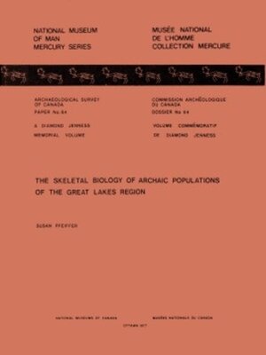 cover image of Skeletal Biology of Archaic Populations of the Great Lakes Region